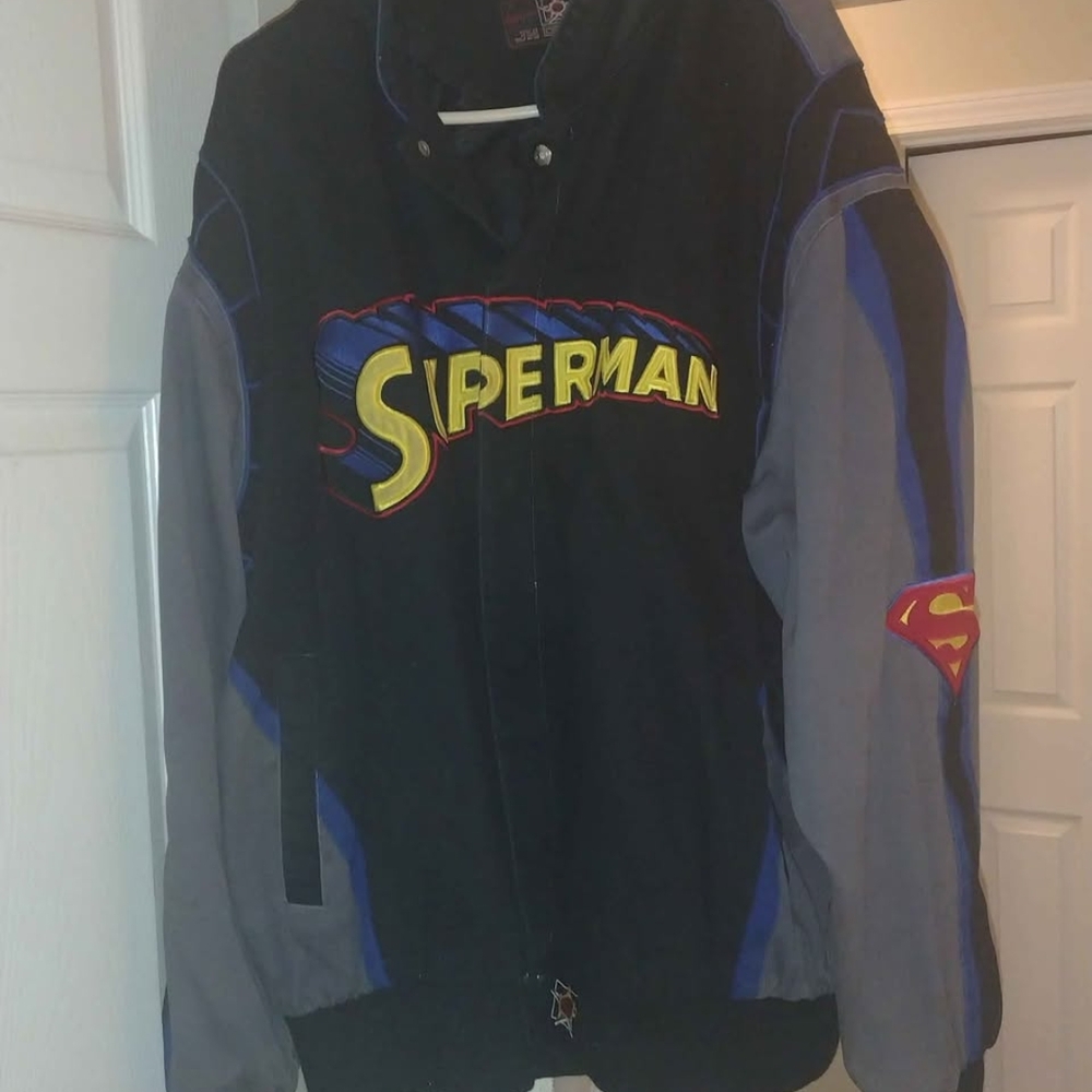 Superman Black and Gray Jacket